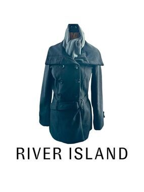 River Island Wool Blend Coat US S